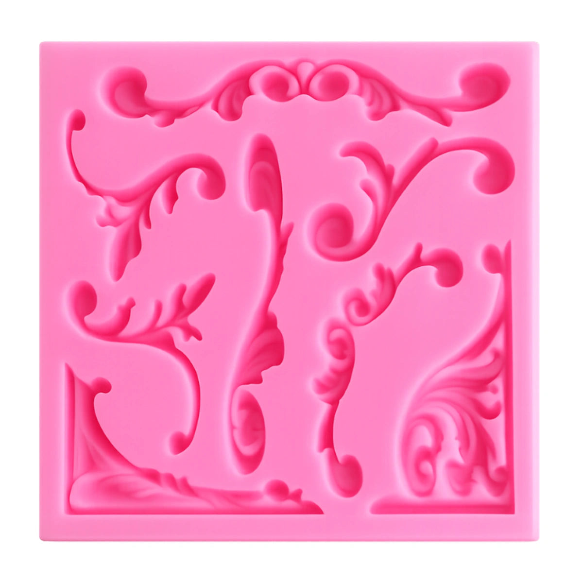 Border Designs 103*101*10mm Silicone Mould