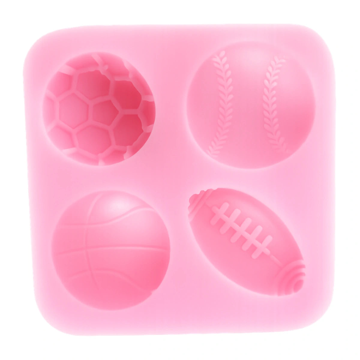 Assorted Balls Silicone Mould - Sport Ball Mold