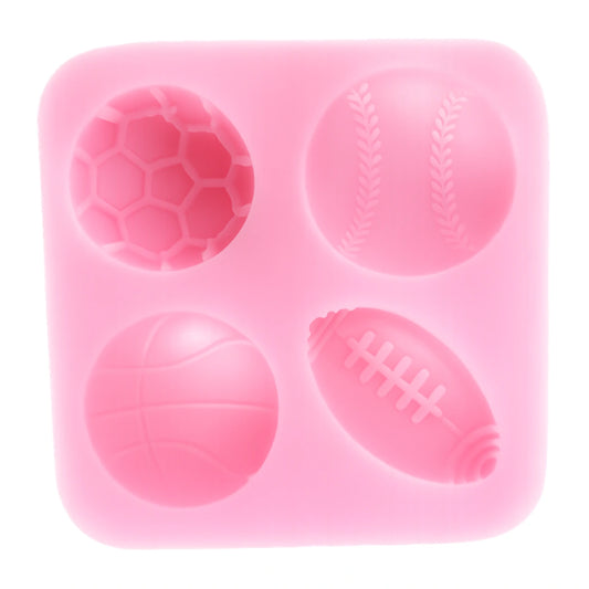 Assorted Balls Silicone Mould - Sport Ball Mold