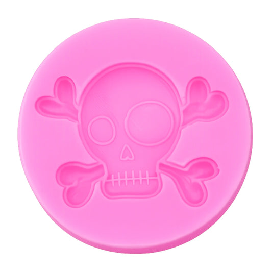 Pirate Skull Silicone Mould - Halloween Mold