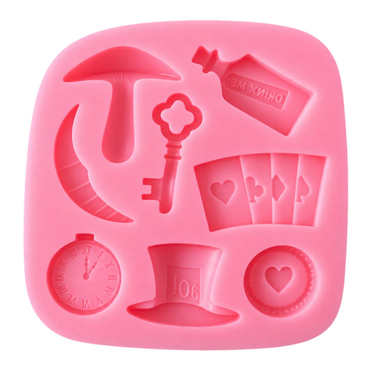 Wonderland Icons Silicone Mold - Premium Mould