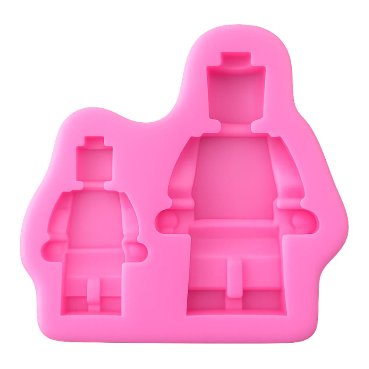 Two Lego Men Silicone Mould - Mold