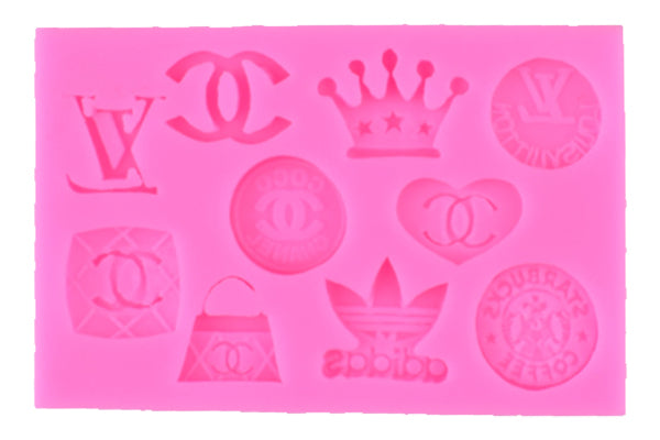 Chanel, Gucci, Yd. Brand Logo 119mm x 77mm x 10mm - Iconic Cake Art