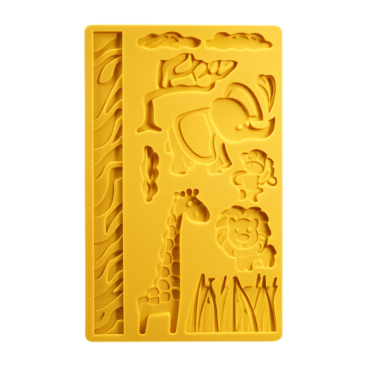 Jungle Animals Fondant And Gum Paste Mold - Silicone Mold