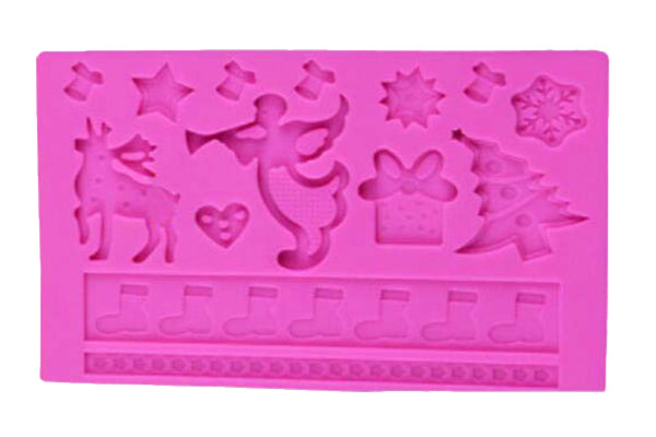 Christmas Themes Impression Mat - Iconic Cake Art