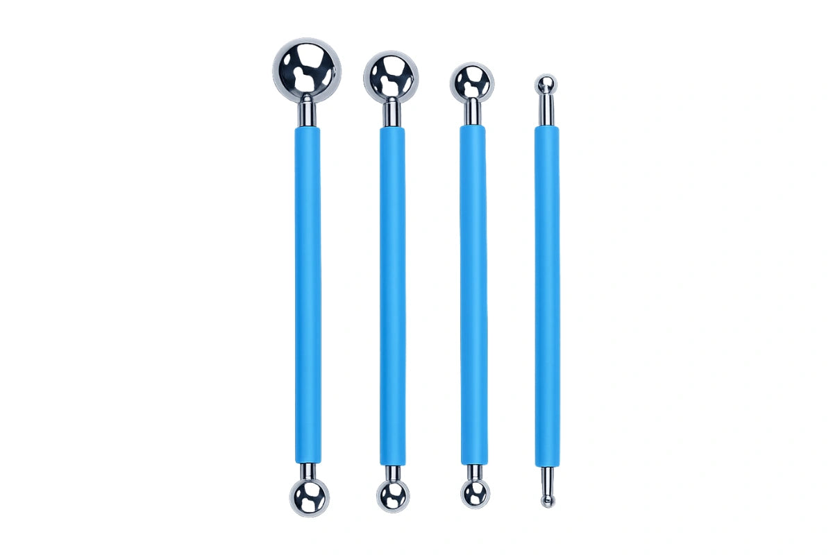 Balling Tool - Flower Ball Tools (4 Pack) - Iconic Cake Art