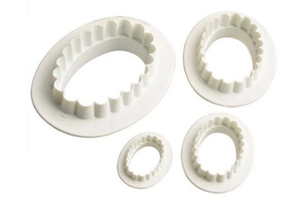 Garrett Frill Plaque Cutter (4 Pack) - Iconic Cake Art