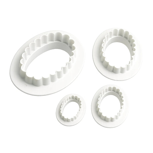 Garrett Frill Plaque Cutter (4 Pack) - Iconic Cake Art