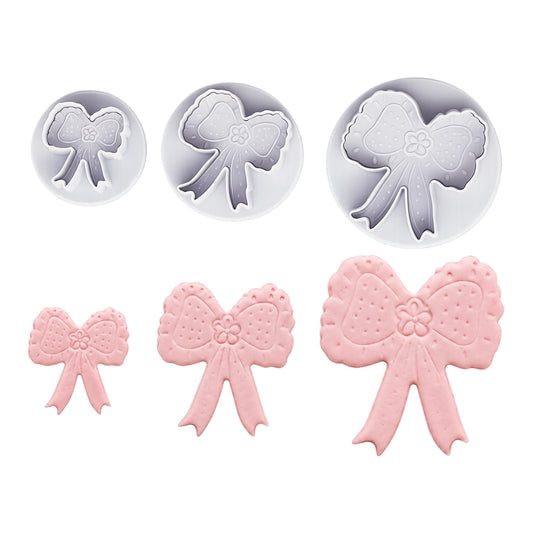 Decorative Bow 3Piece Plunger Cutter Set