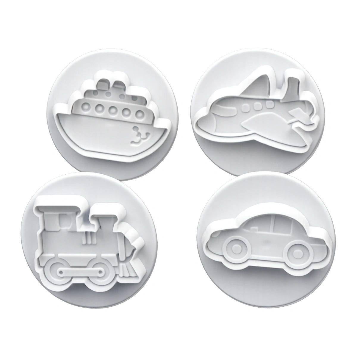 Transport Plunger Cutter Set (4 Pack) - Iconic Cake Art