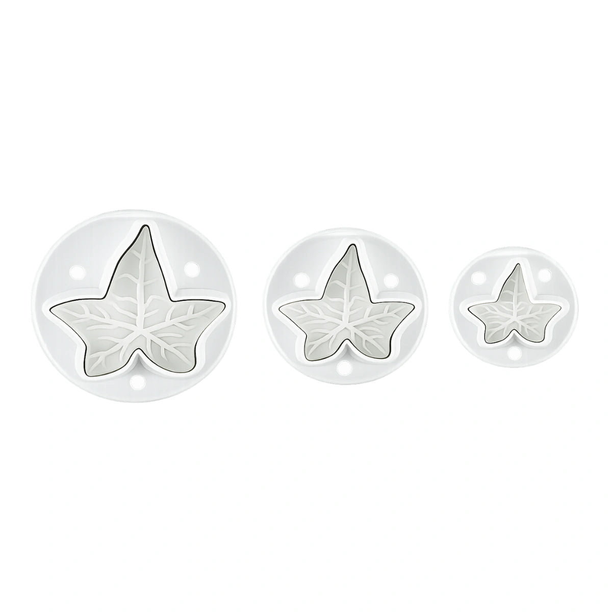 Large Ivy Leaf Veined Plunger Cutter (3 Pack) - T Quality Tools