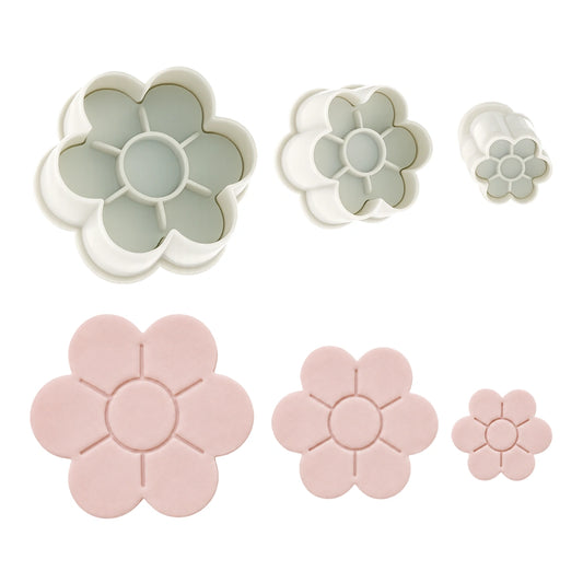 6 Petal Lace Flower Plunger Cutter Set (3 Pack) - T Quality Tools
