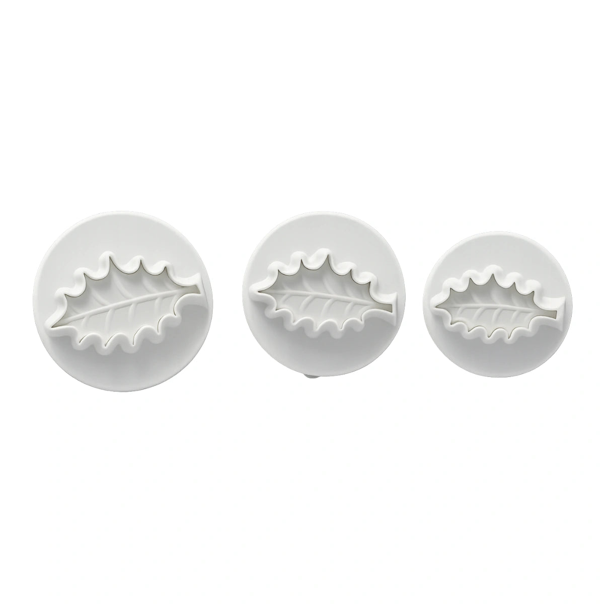 Holly Leaf Small Plunger Cutters (3 Pack) - T Quality Tools