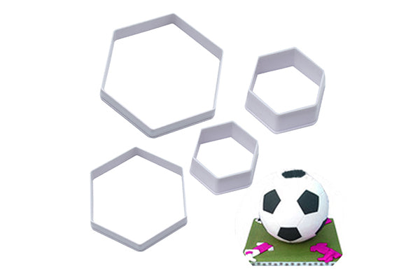 Soccer Ball Cutter Set - Pentagon and Hexagon - Iconic Cake Art
