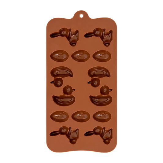 Easter Bunny and Egg - Easy Flex Chocolate Silicone Mould - Iconic Cake Art