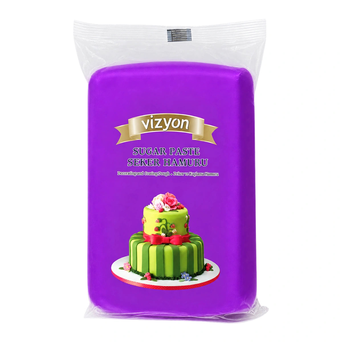 Magenta Dark Fondant 1kg - Vizyon