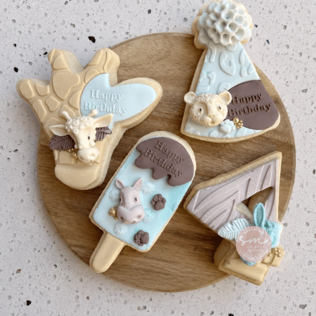 Zebra Pattern Stamp - Sarah Maddison Cookie Stamps