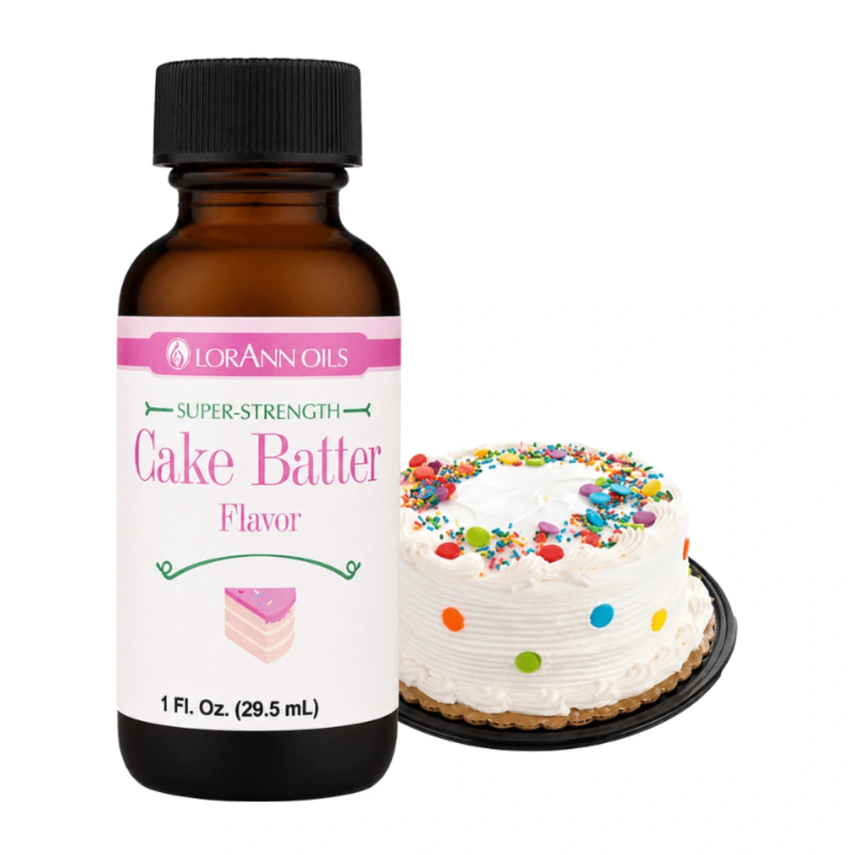 Cake Batter Super Strength Flavours 1oz - Lorann