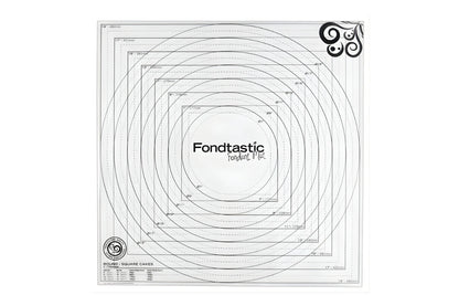 50cm x 50cm Fondant Mat Set 2 pcs Set - FONDTASTIC