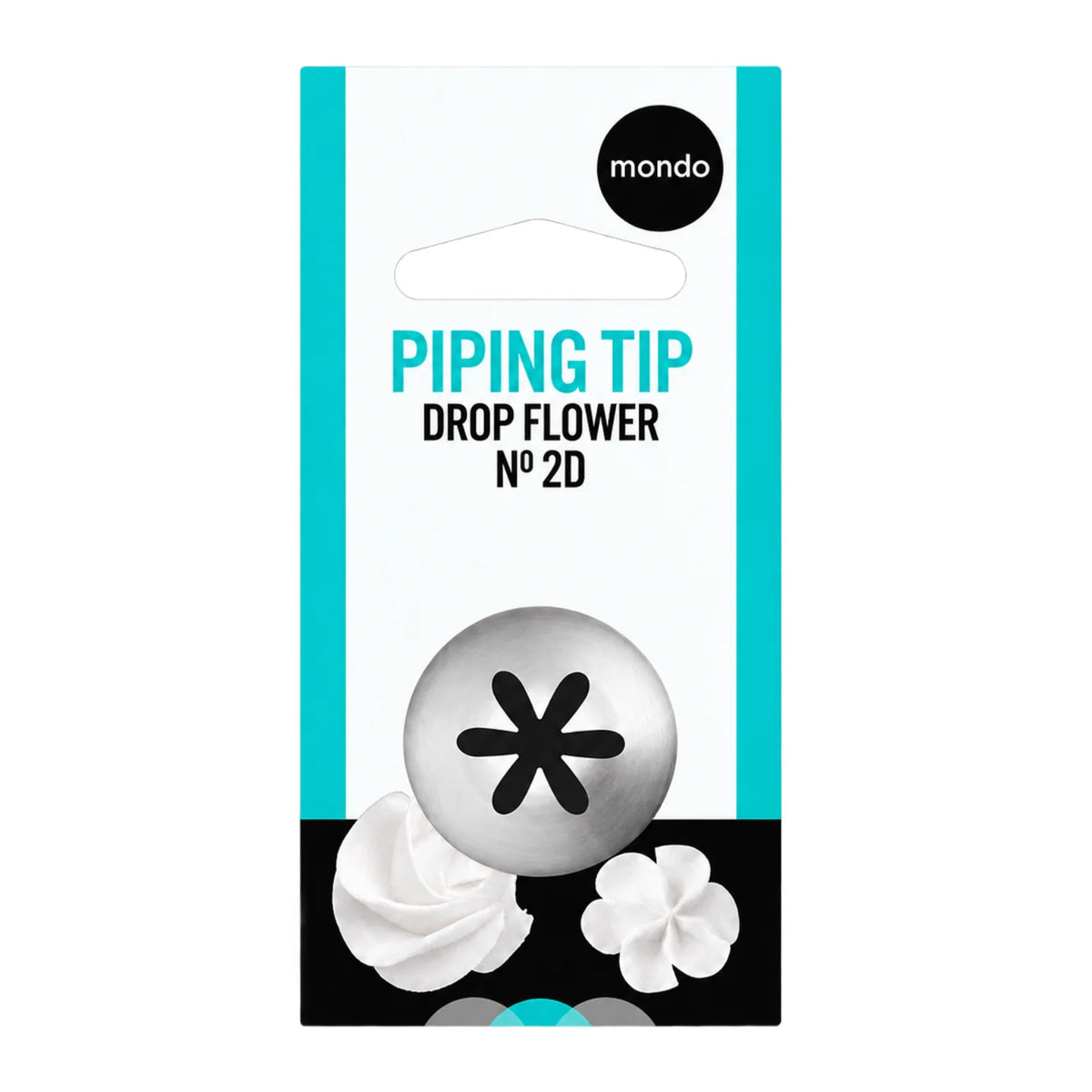 #2D S Drop Flower Piping Tip - Mondo