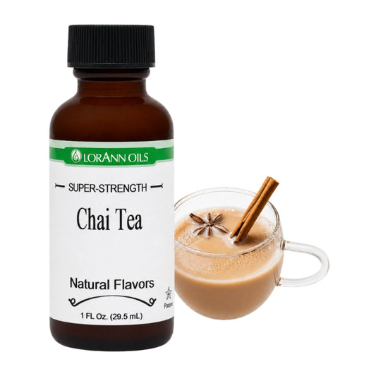 Chai Tea Super Strength Flavours 1oz - Lorann