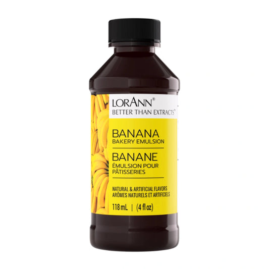 Banana Flavour (Natural and Artificial) Bakery Emulsion - Lorann