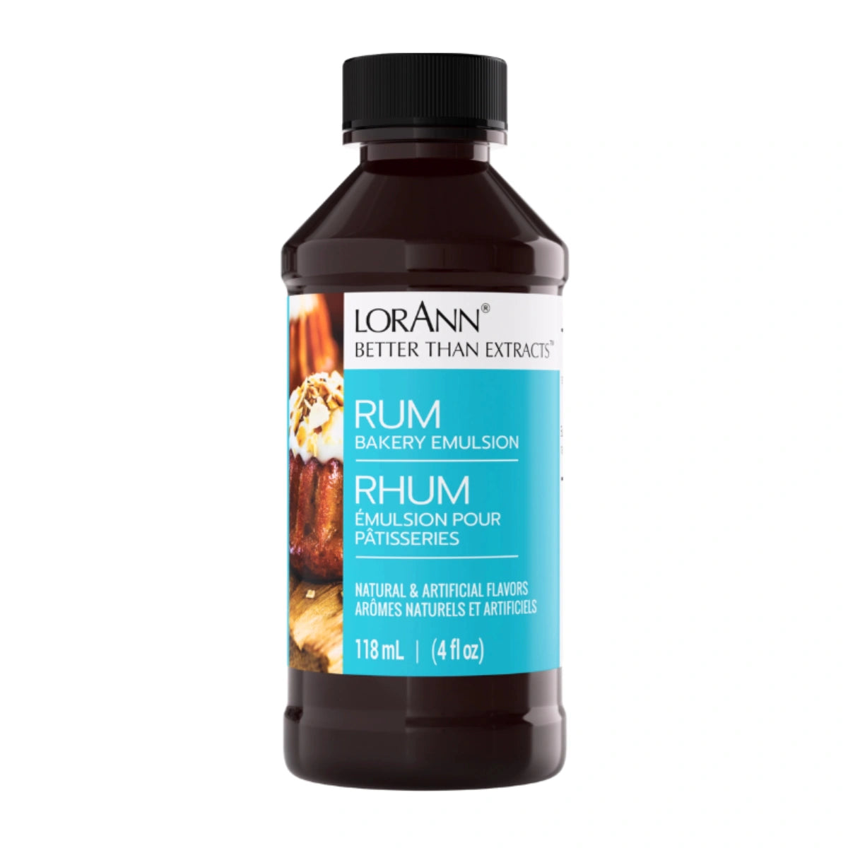 Rum Flavour (Natural) Bakery Emulsion - Lorann