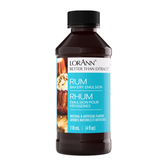 Rum Flavour (Natural) Bakery Emulsion - Lorann