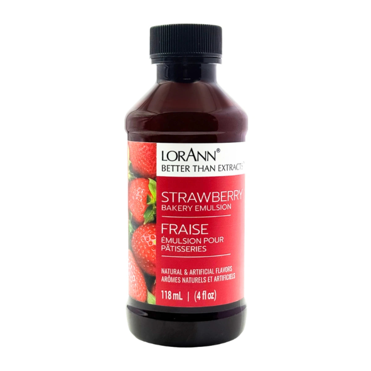 Strawberry Flavour Bakery Emulsion 118.3ml - Lorann