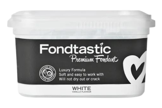 White Premium Fondant 250g - Fondtastic