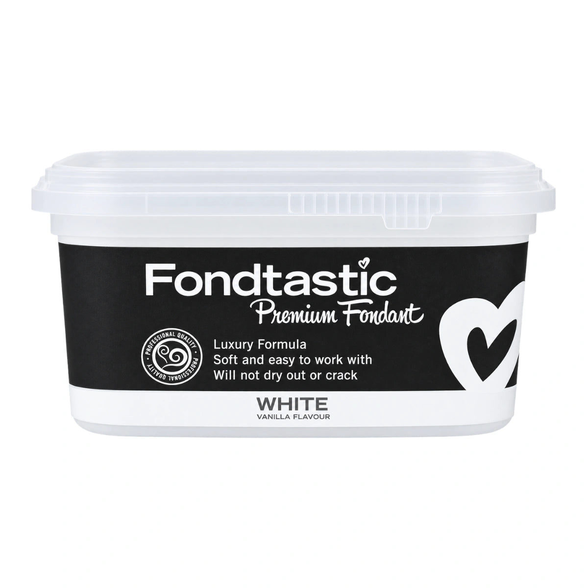 White Premium Fondant 250g - Fondtastic