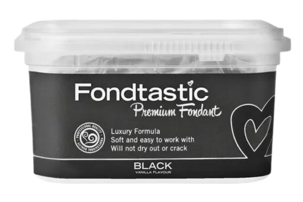 Black Premium Fondant 250g - Fondtastic