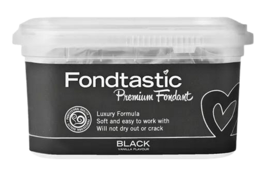 Black Premium Fondant 250g - Fondtastic