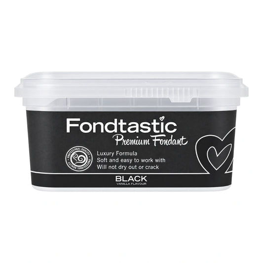 Black Premium Fondant 250g - Fondtastic