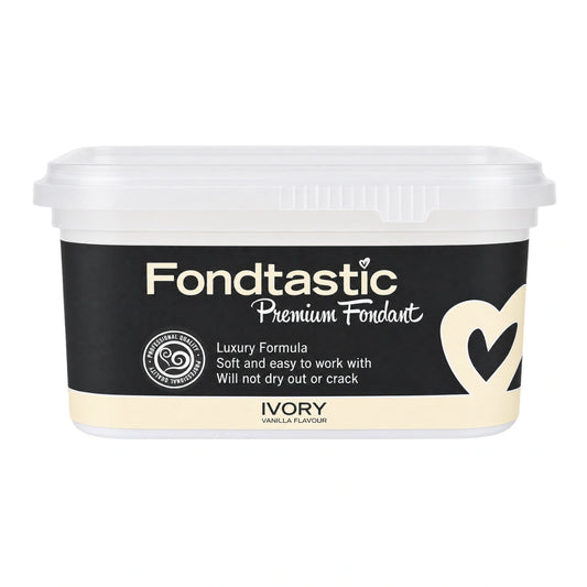 Ivory Premium Fondant 250g - Fondtastic
