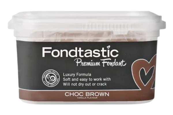 Brown Chocolate Choc - Premium Fondant 250g - Fondtastic