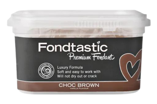 Brown Chocolate Choc - Premium Fondant 250g - Fondtastic