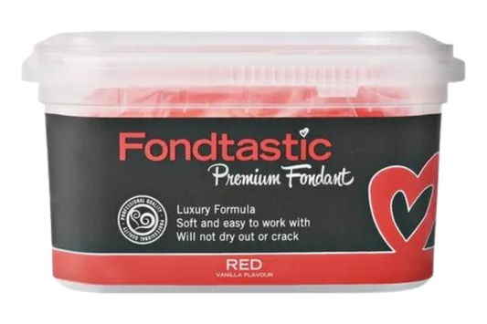 Red Premium Fondant 250g - Fondtastic