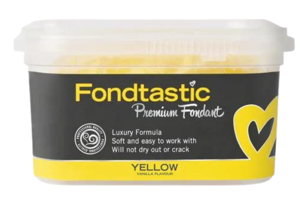 Yellow Premium Fondant 250g - Fondtastic
