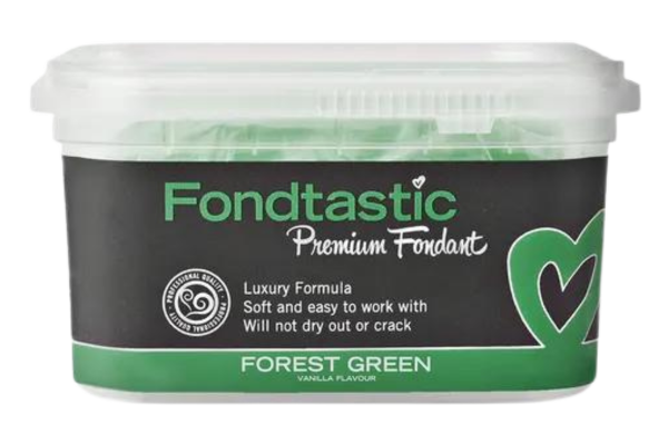 Forest Green Premium Fondant 250g - Fondtastic