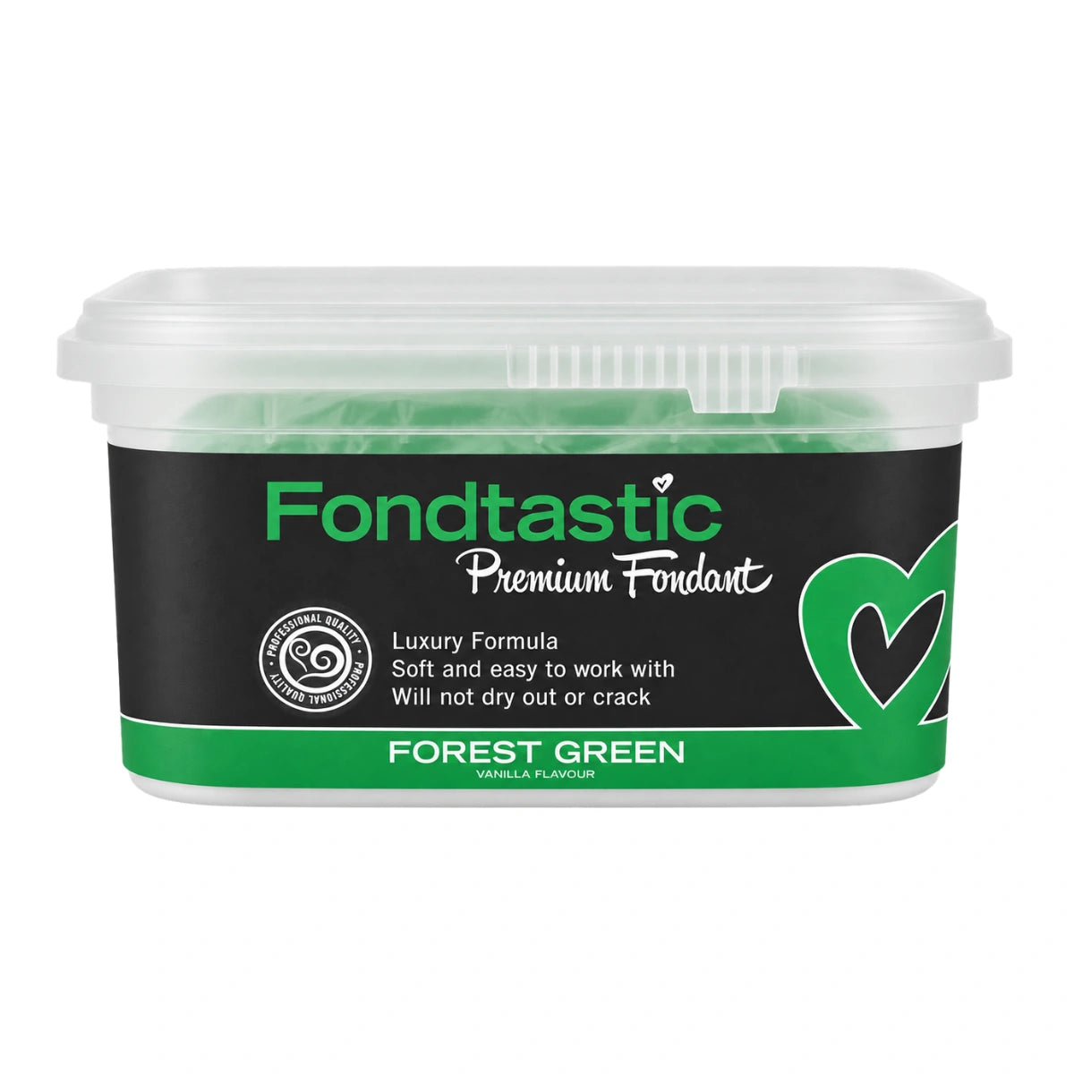 Forest Green Premium Fondant 250g - Fondtastic