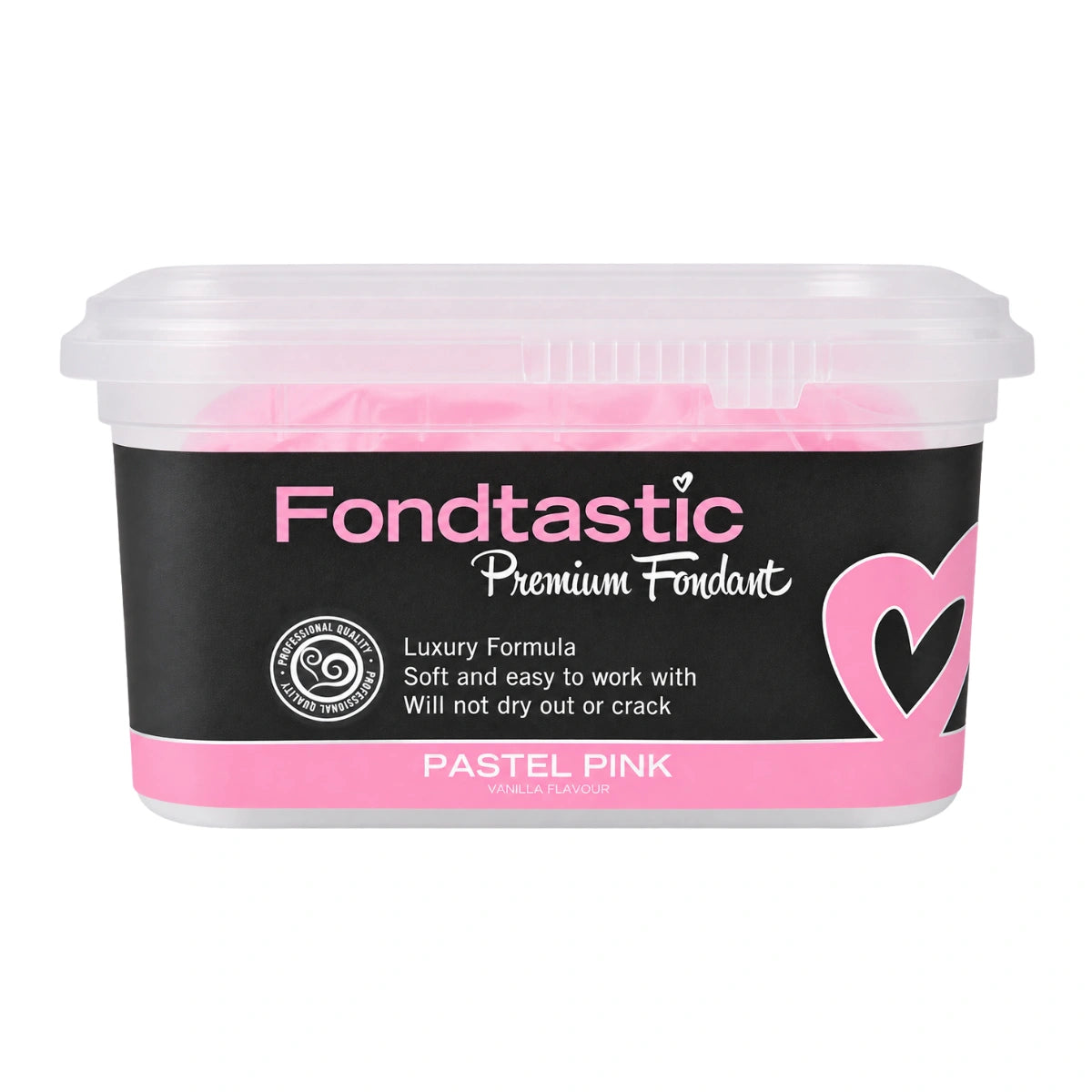 Pastel Pink - Premium Fondant 250g - Fondtastic