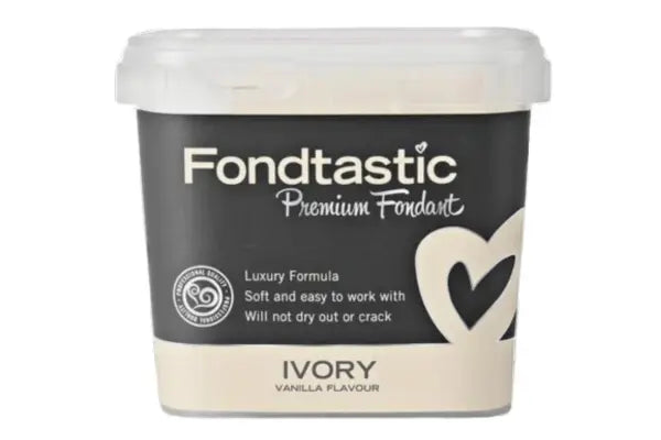 Ivory Premium Fondant 1kg - Fondtastic