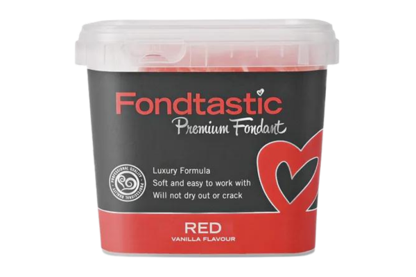 Red Premium Fondant 1kg - Fondtastic