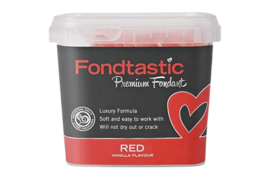 Red Premium Fondant 1kg - Fondtastic
