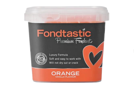 Orange Premium Fondant 1kg - Fondtastic