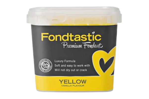 Yellow Premium Fondant 1kg - Fondtastic