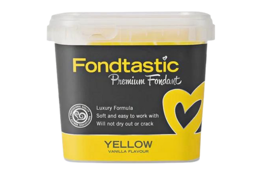 Yellow Premium Fondant 1kg - Fondtastic