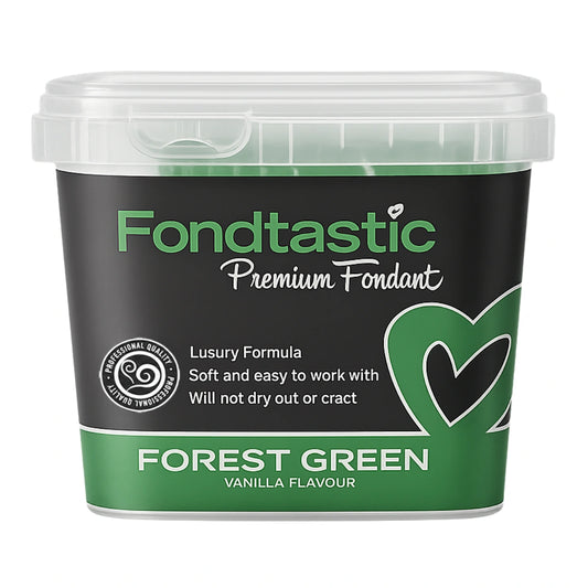 Forest Green Premium Fondant 1kg - Fondtastic