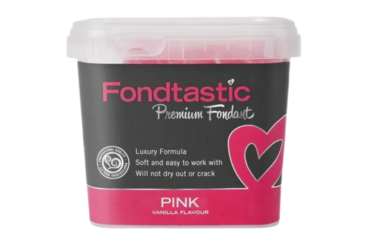 Pink Premium Fondant 1kg - Fondtastic